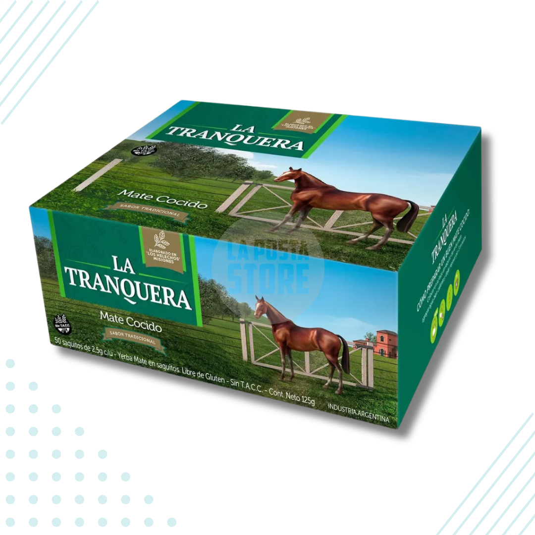 La Tranquera Mate Cocido Tea Bags – Pack of 50 Sachets