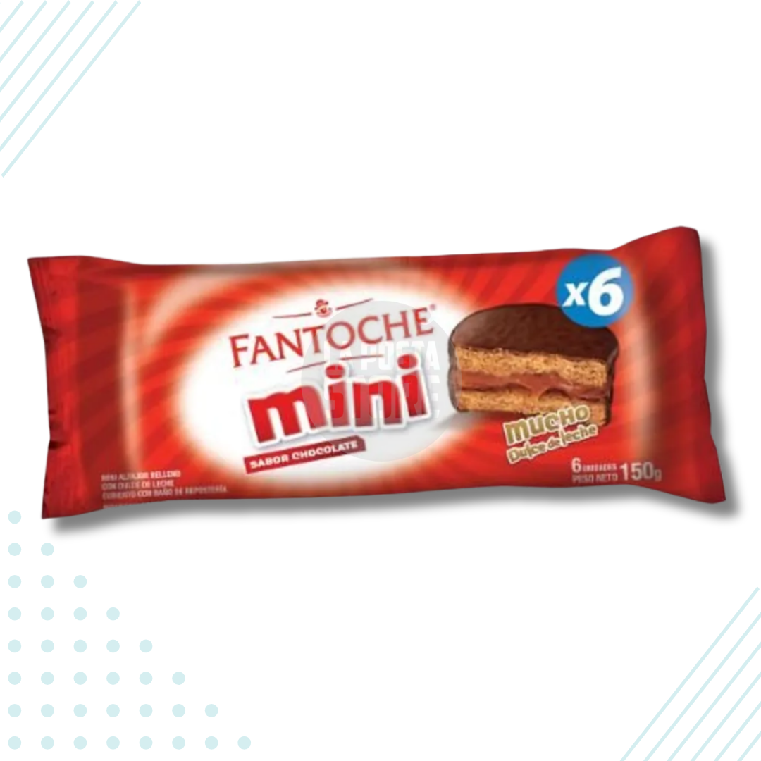 Fantoche Mini Alfajores Chocolate – 6-Unit Pack