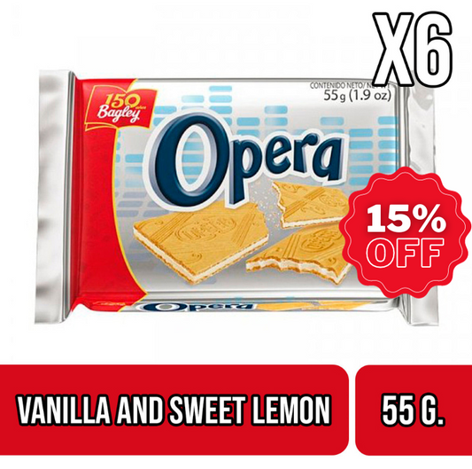 Opera Cookies - Vanilla and Sweet Lemon Cookies