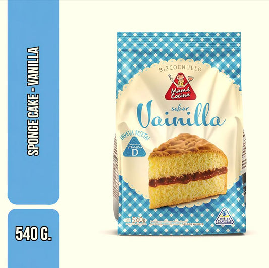 Bizcochuelo de Vainilla - Vanilla Sponge Cake