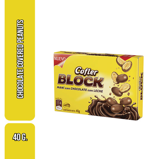 Cofler Block mani con chocolate con leche