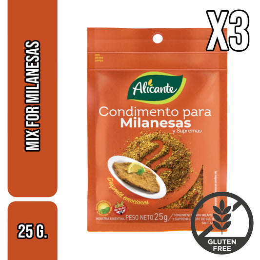 Condimento para Milanesas Spice - Mix for Milanesas