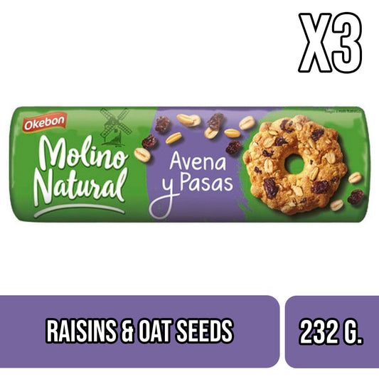 Molino Natural Cookies - Raisings