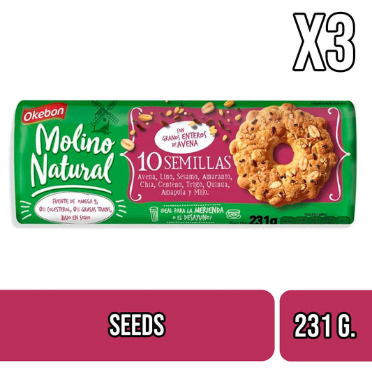 Molino Natural Cookies - Seeds