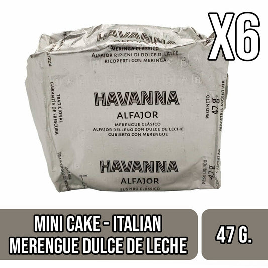 Havanna Dulce de leche & Merengue Italiano - Italian Merengue & Dulce de leche Mini Cake