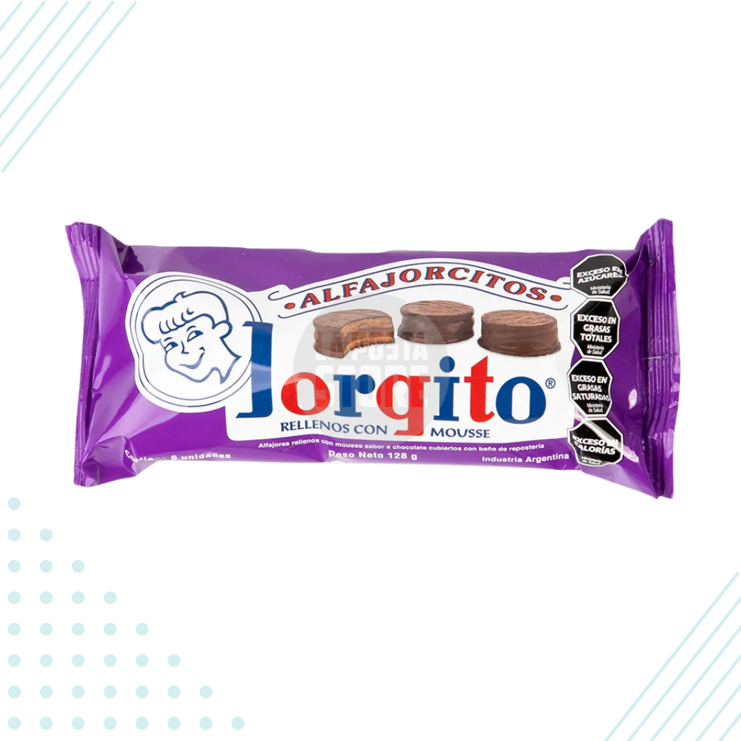 Jorgito Mini Mousse Chocolate Alfajor – Pack of 6