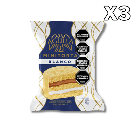 Aguila Triple Minitorta Blanco - Triple Mini Cake White