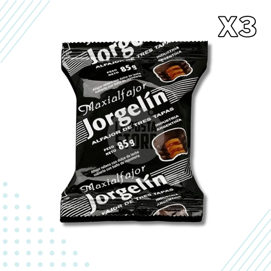 Alfajor Jorgelín Negro Triple – Pack of 3