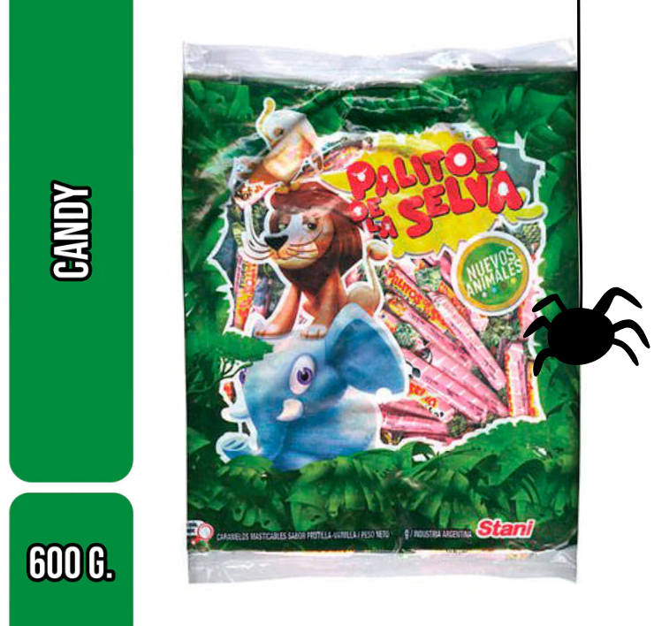 Palito de la selva Candy - Tuti frutti