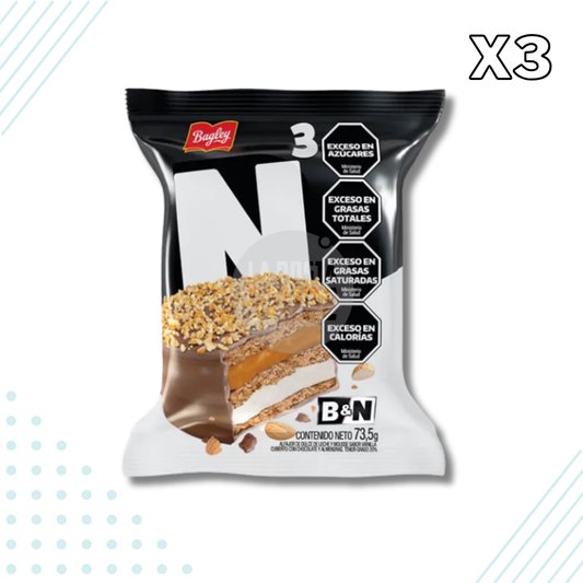 Alfajor BYN Negro Triple – Pack of 3