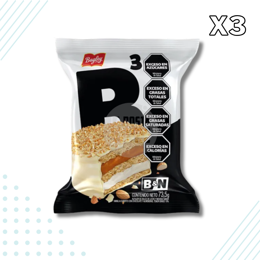 Alfajor BYN Blanco Triple – Pack of 3