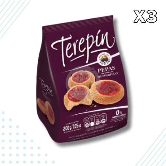 Terepin Pepas Quince Jam Thumbprint Cookies – 200 gr - Pack of 3