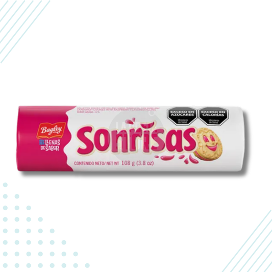 Arcor Sonrisas Raspberry Jam Sandwich Cookies – 118 gr