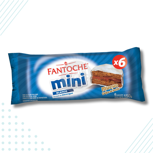 Fantoche Mini Alfajores Blanco – 6-Unit Pack