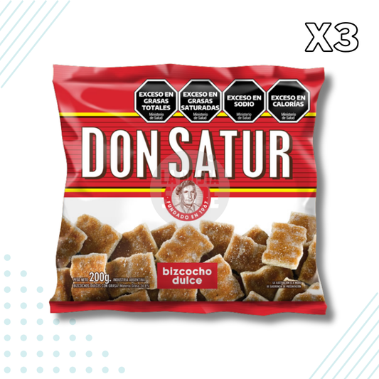 Don Satur Sweet Biscuits (Bizcochos Dulces) – Pack of 3