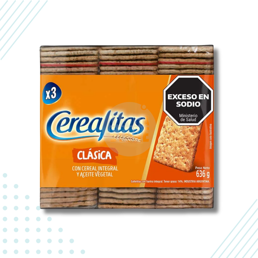 Cerealitas Classic Cereal Crackers – Pack of 3
