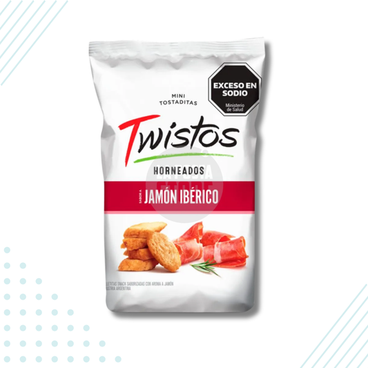 Twistos Mini Iberico Ham Toasts – 155 gr