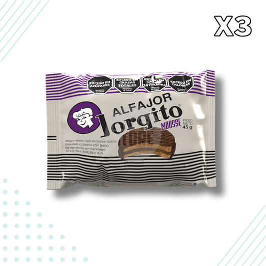 Jorgito Alfajor Mousse – Pack of 3