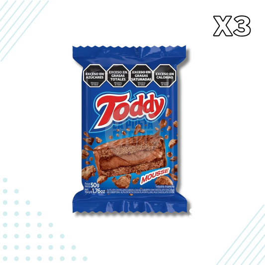 Toddy Alfajor Chocolate Mousse – Pack of 3