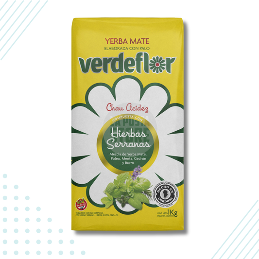 Verdeflor Traditional Yerba Mate with Stems – 500 gr
