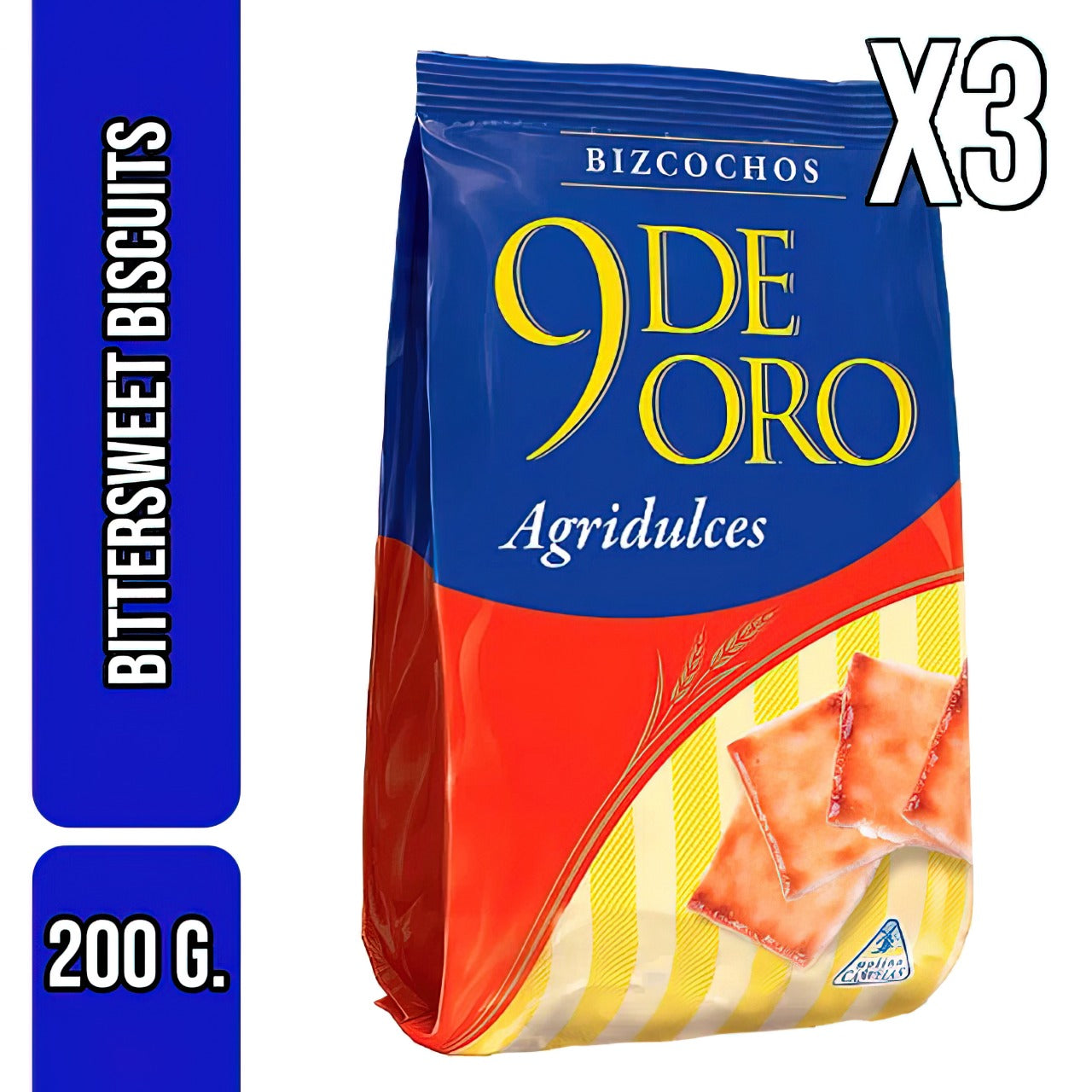 9 de Oro Bizcochos Agridulces - Bittersweet Biscuits