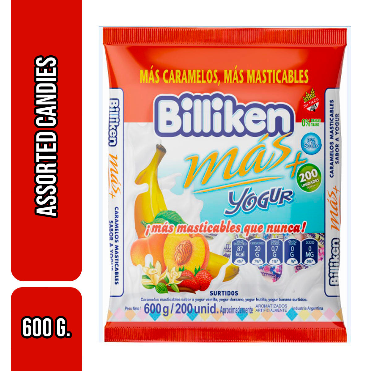 Billiken Yogurth Candy - Assorted Candies