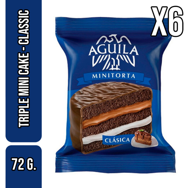 Aguila Triple Minitorta Clásica - Triple Mini Cake Classic