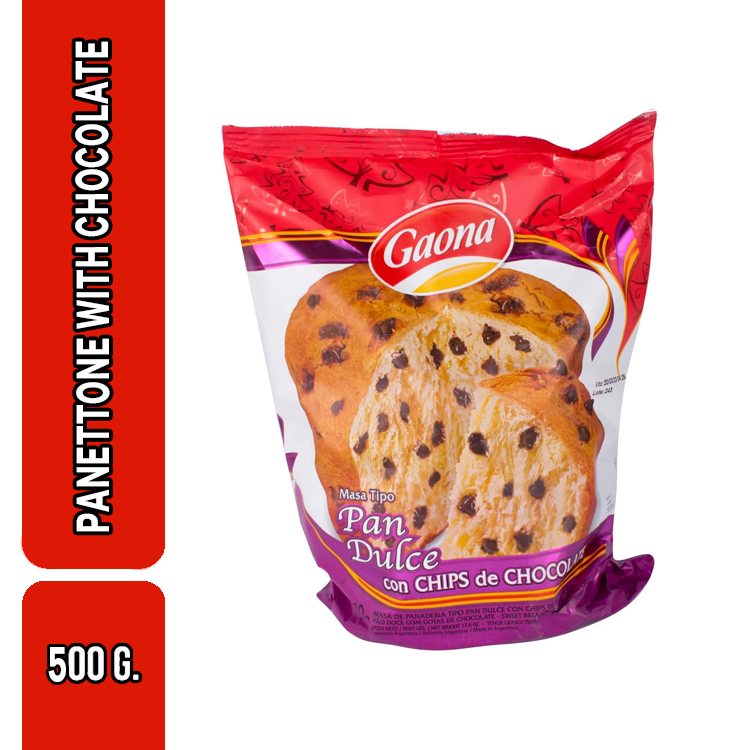 Gaona Panettone -  Chips de chocolate