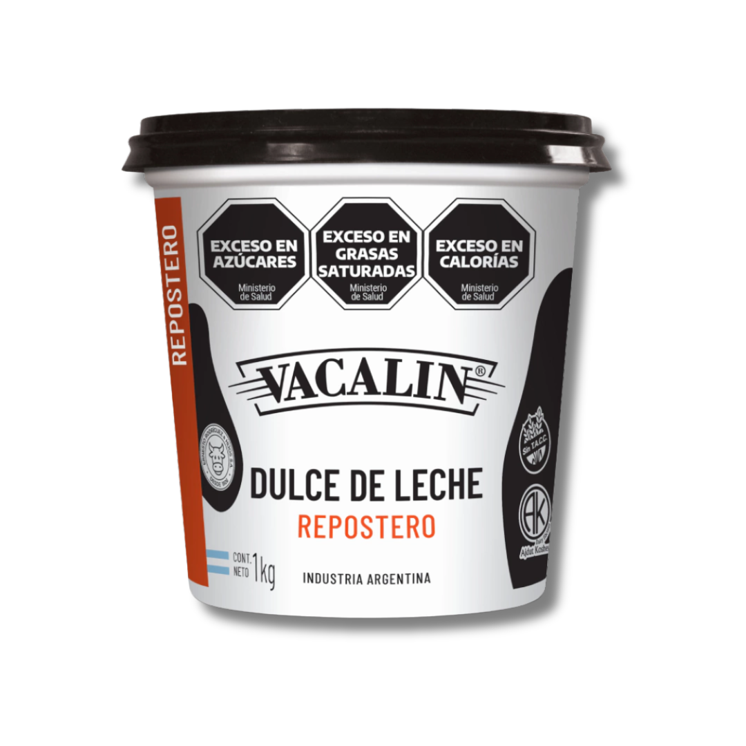 Vacalin Dulce de Leche Repostero – 1 kg (2.2 lb)
