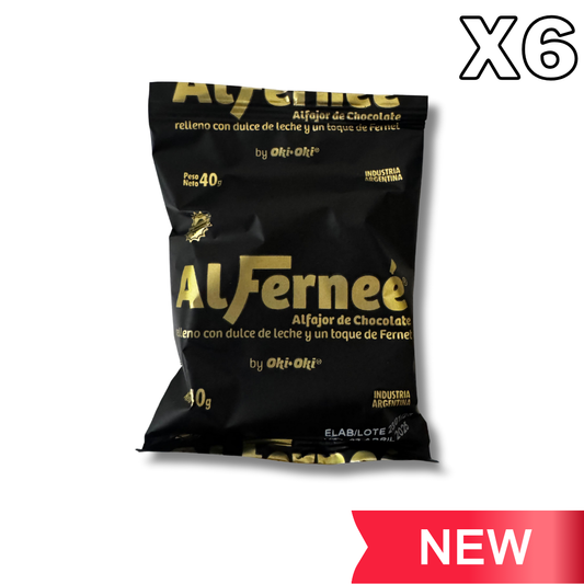 Alfernee Alfajor with Fernet & Dulce de Leche – Pack of 6