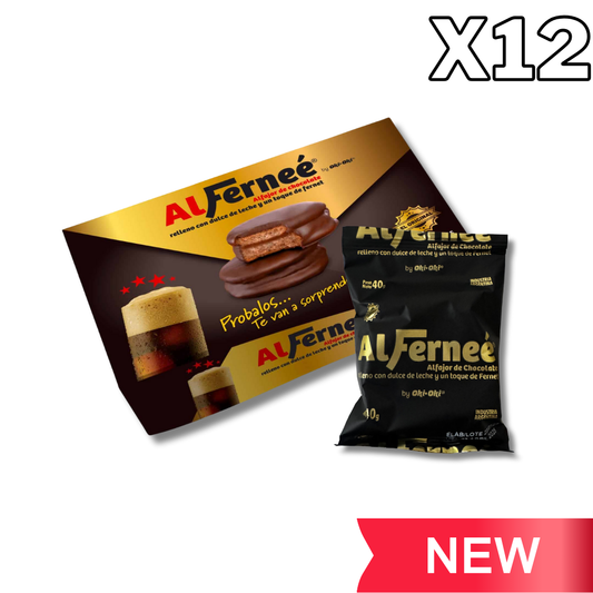 Alfernee Alfajor with Fernet & Dulce de Leche – Pack of 12