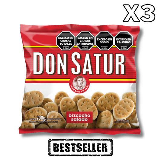 Don Satur Bizcochos Salados - Classic Salty Biscuits
