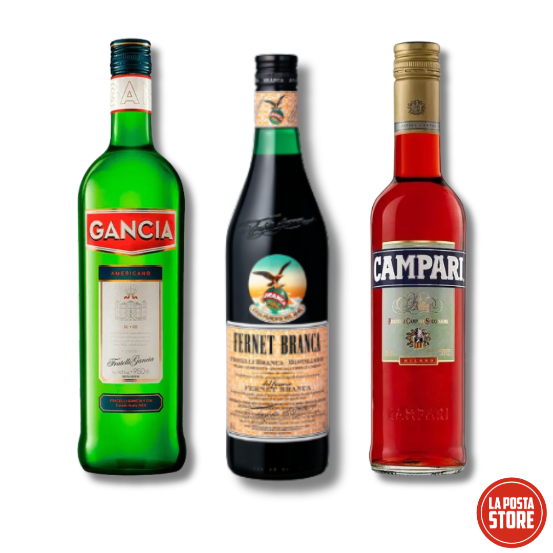 BOX 3 Estrellas - Gancia, Fernet & Campari