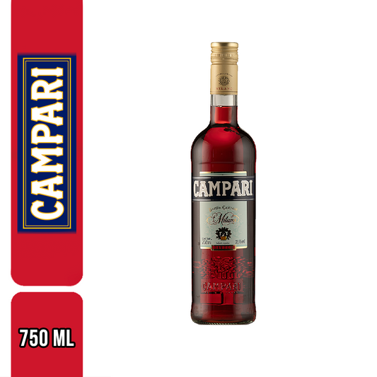 Campari Bitter Refreshing Drink Appetizer - ABV 28.5% (750 ml / 25.36 fl oz)