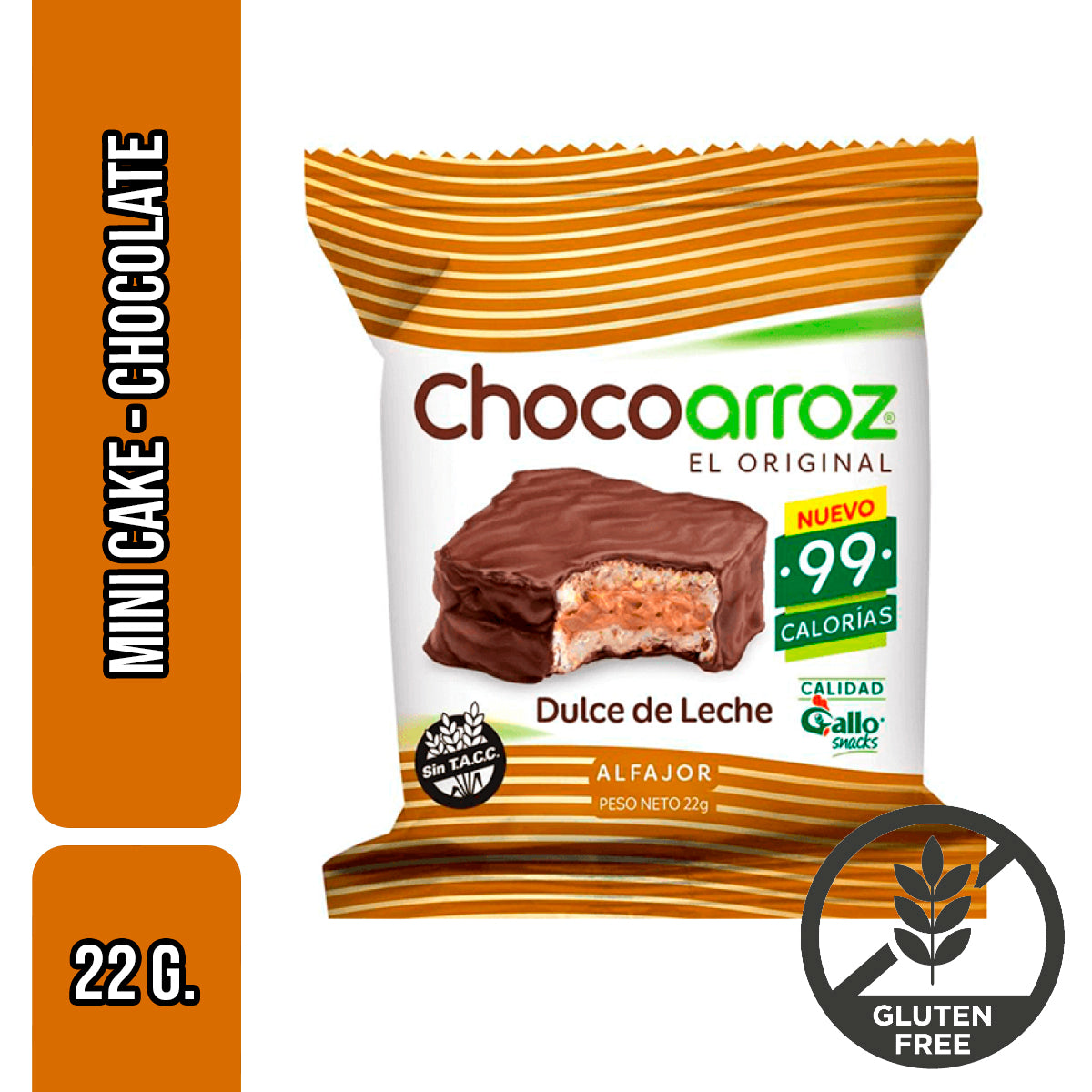 Chocoarroz  Dulce de Leche - Rice Cake