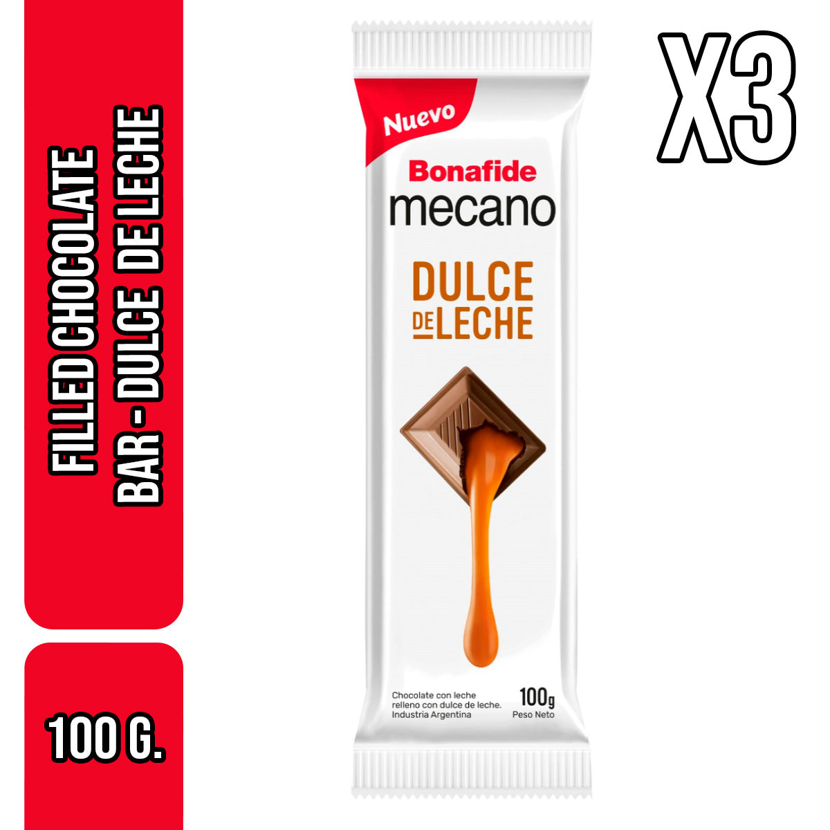 Mecano Chocolate - Dulce de leche