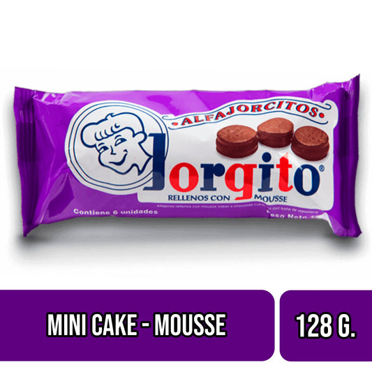 Jorgito Paquete de 6 unidades - 6 pack box Mousse Mini Cakes