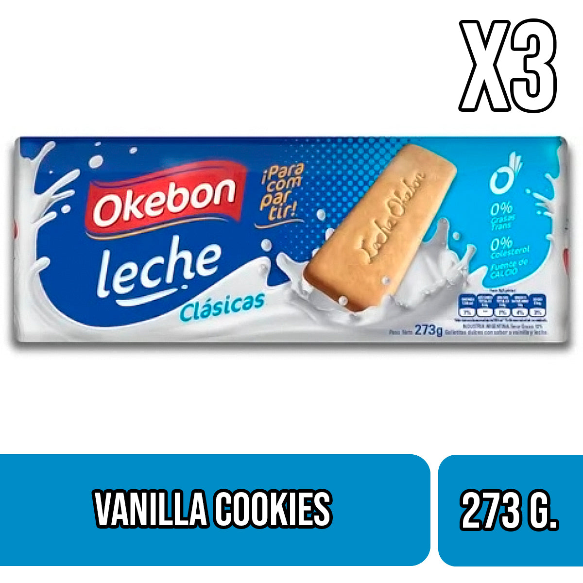 Leche Cookies - Vanilla