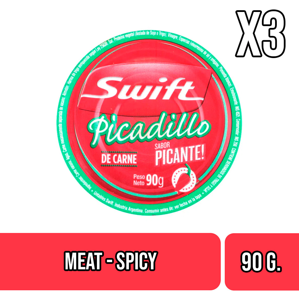 Picadillo de Carne Picante Snacks - Spicy Meat