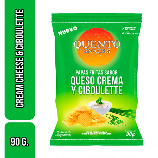 Quento Snacks - Cream Cheese % Ciboulette