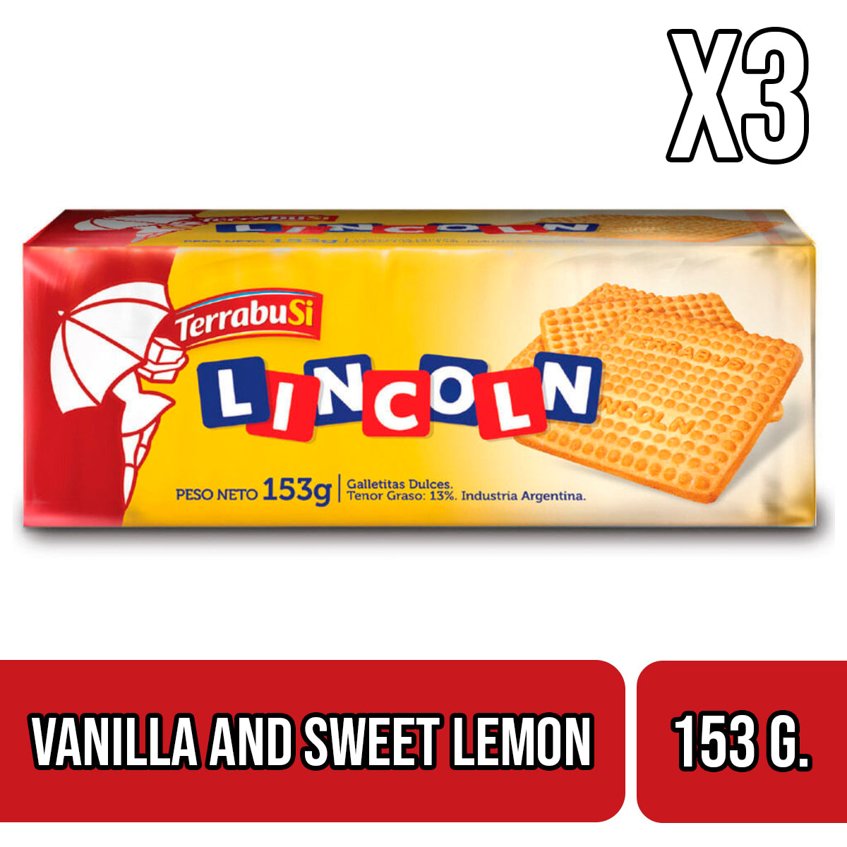 Lincoln Cookies -  Vanilla and Sweet Lemon Cookies