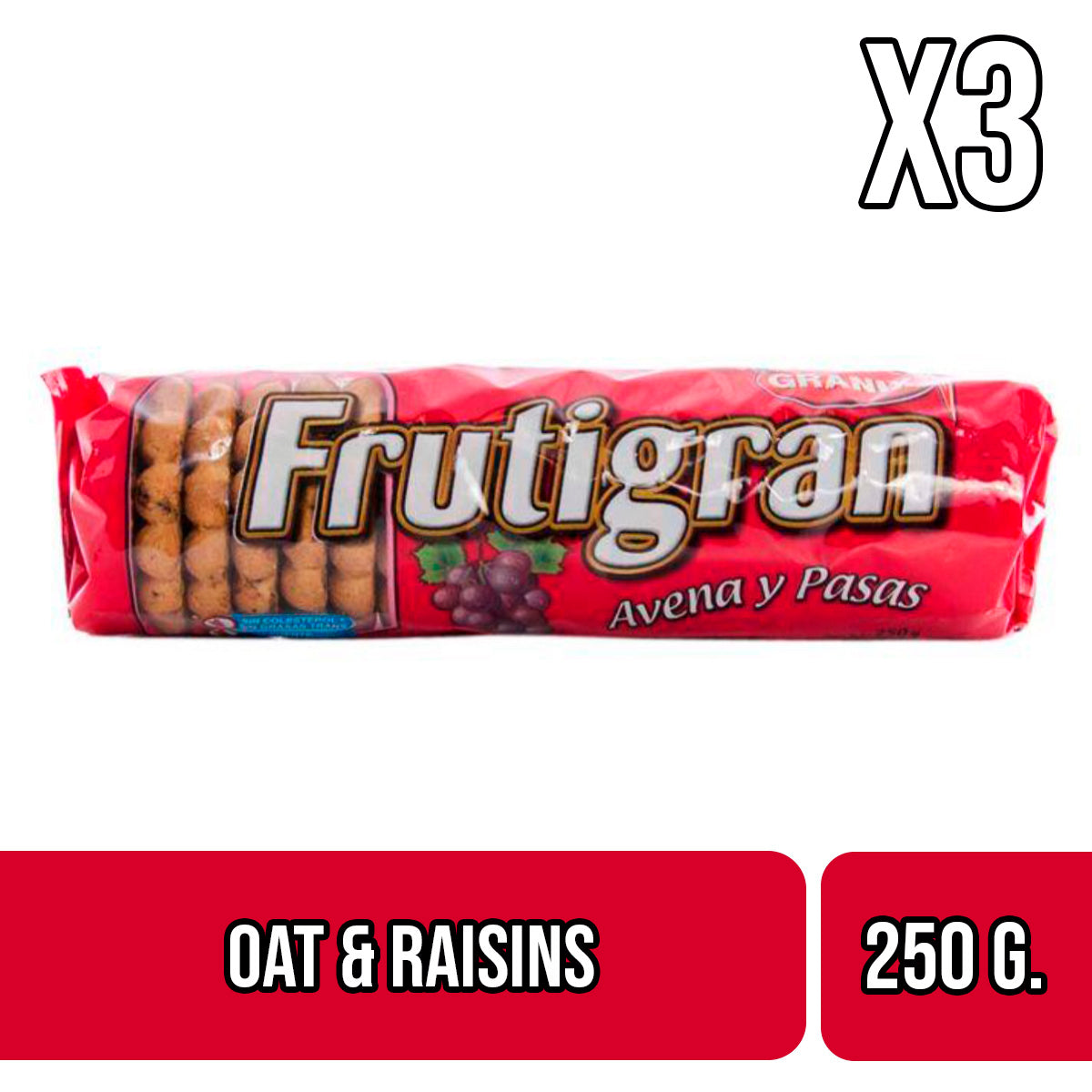 Frutigran Cookies - Oat & Raisins