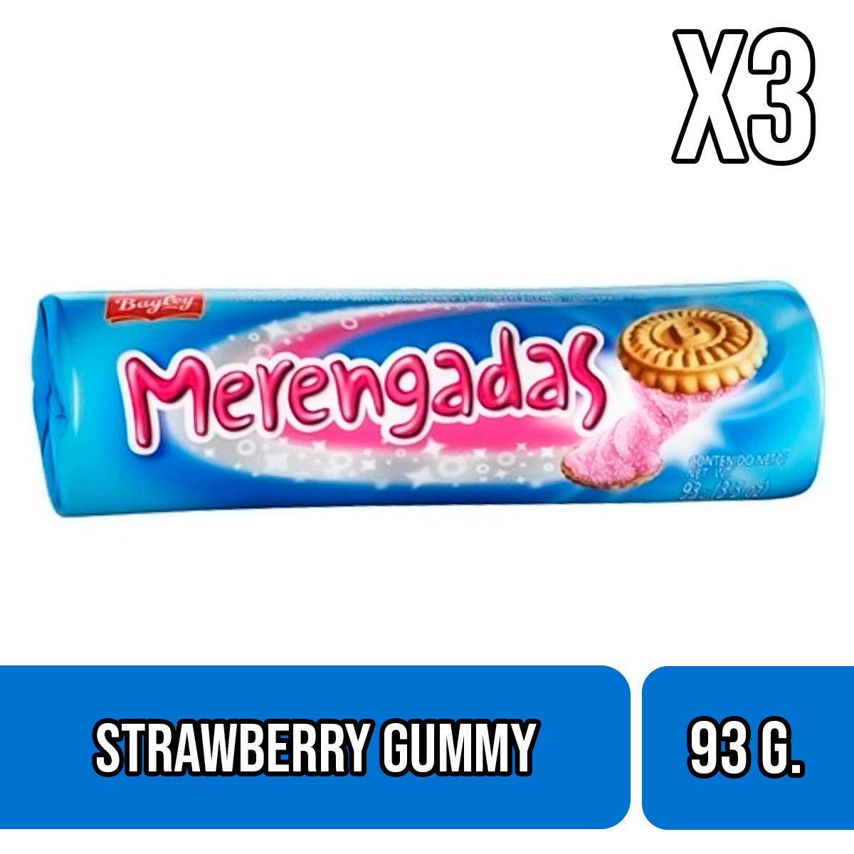 Merengadas Cookies - Strawberry Gummy Cookies