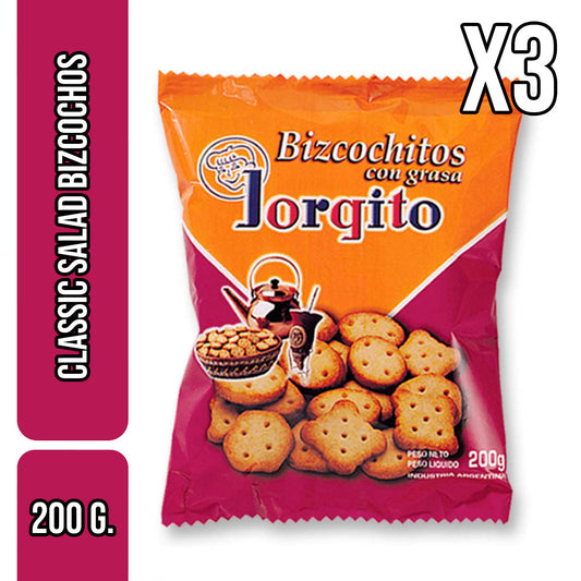 Jorgito Bizcochitos con Grasa - Classic Salad Biscuits