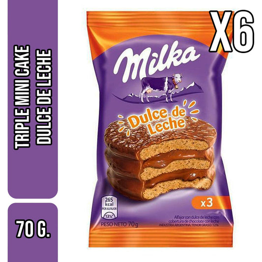 Milka Triple Dulce de Leche - Dulce de Leche Triple Mini Cake